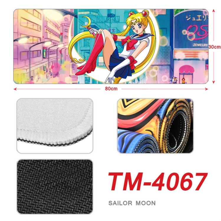 sailormoon Anime peripheral new lock edge mouse pad 80X30cm TM-4067