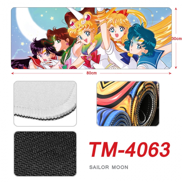sailormoon Anime peripheral new lock edge mouse pad 80X30cm TM-4063