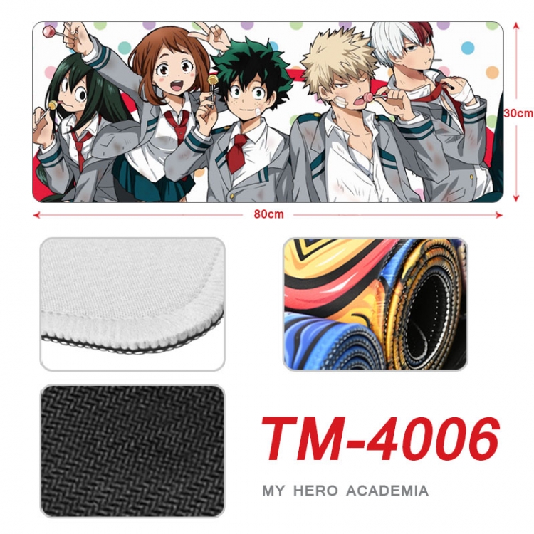 My Hero Academia Anime peripheral new lock edge mouse pad 80X30cm  TM-4006