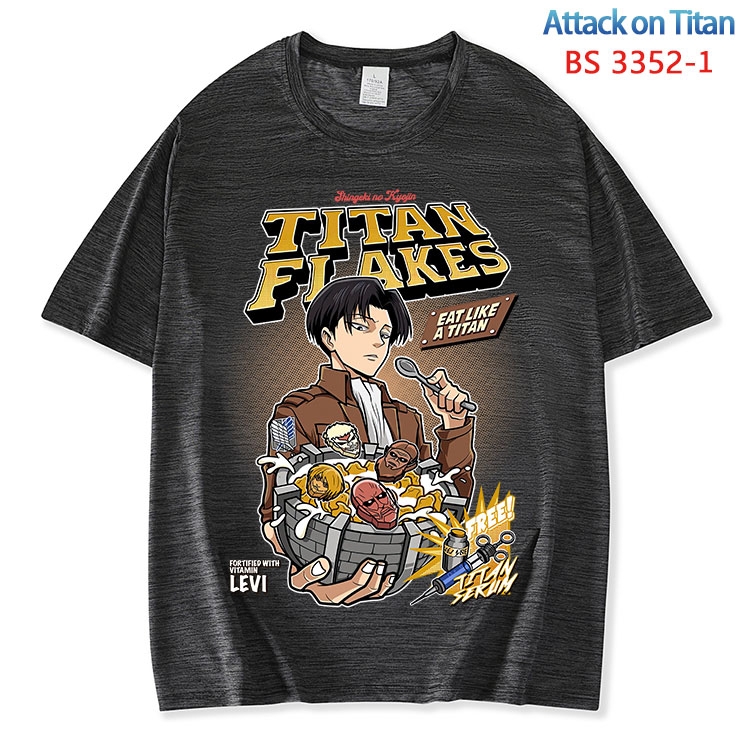 Shingeki no Kyojin ice silk cotton loose and comfortable T-shirt from XS to 5XL BS-3352-1