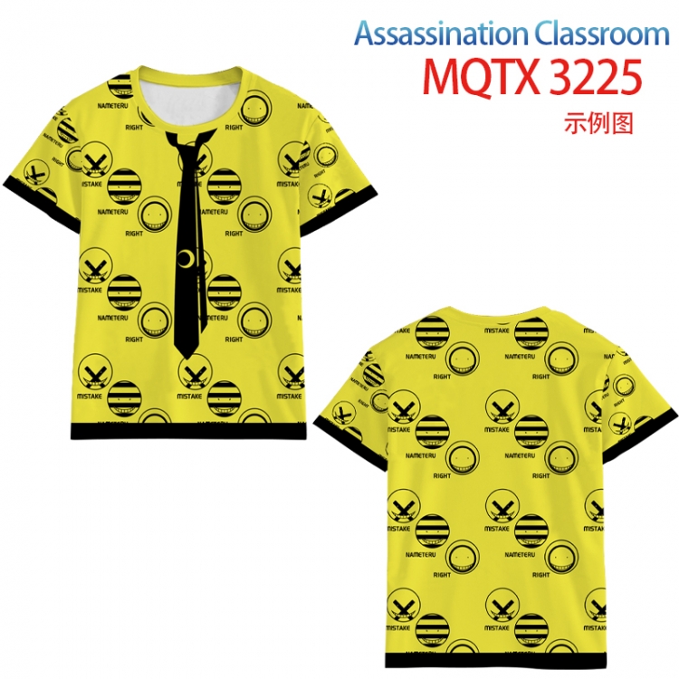 Ansatsu Kyoushitsu Assassination Classroom Full color printed short sleeve T-shirt from XXS to 4XL  MQTX-3225