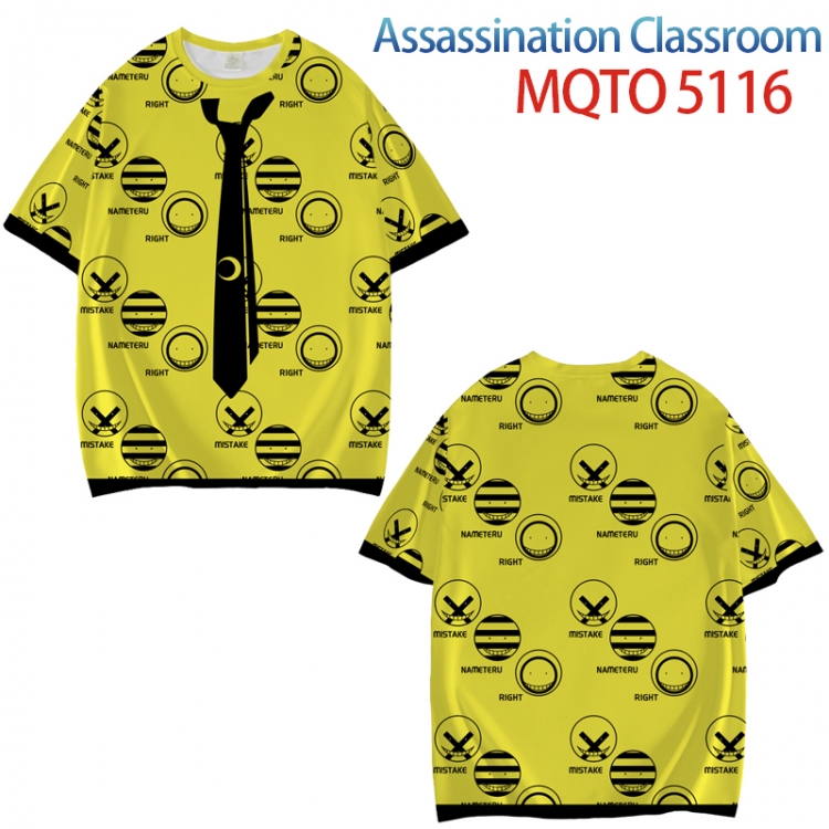 Ansatsu Kyoushitsu Assassination Classroom Full color printed short sleeve T-shirt from XXS to 4XL MQTO-5116