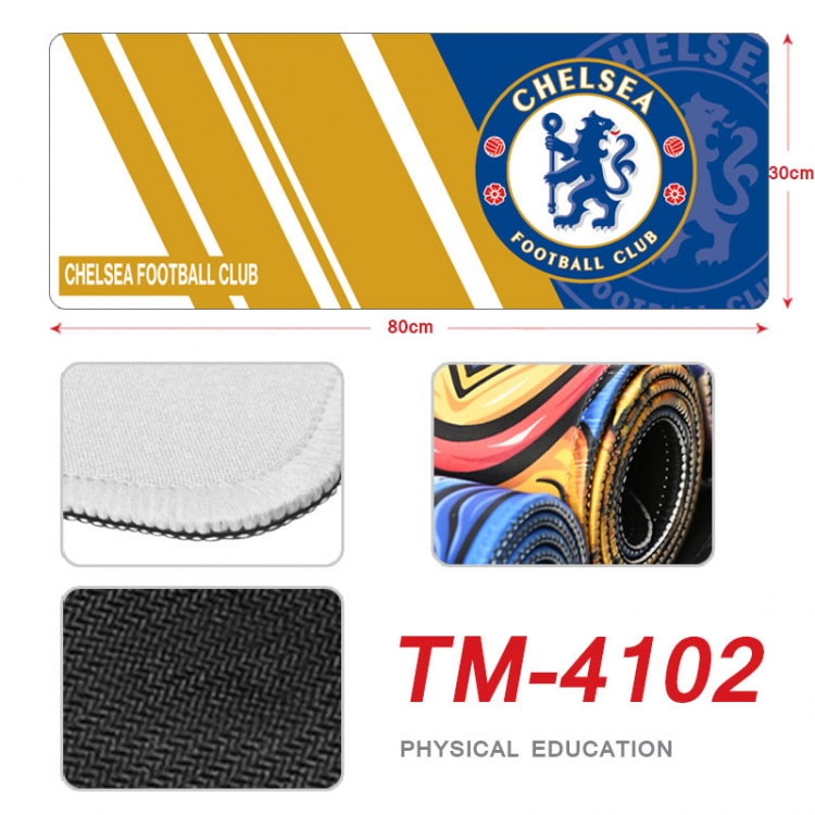 Football Sports Surroundings peripheral new lock edge mouse pad 80X30cm TM-4102