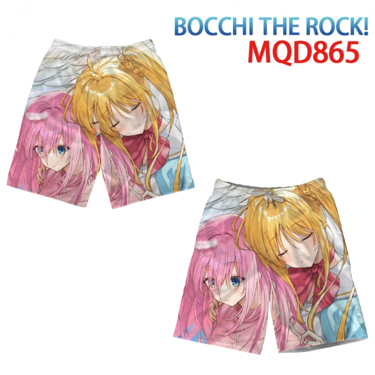 Bocchi the Rock Anime Print Summer Swimwear Beach Pants from M to 3XL MQD 865