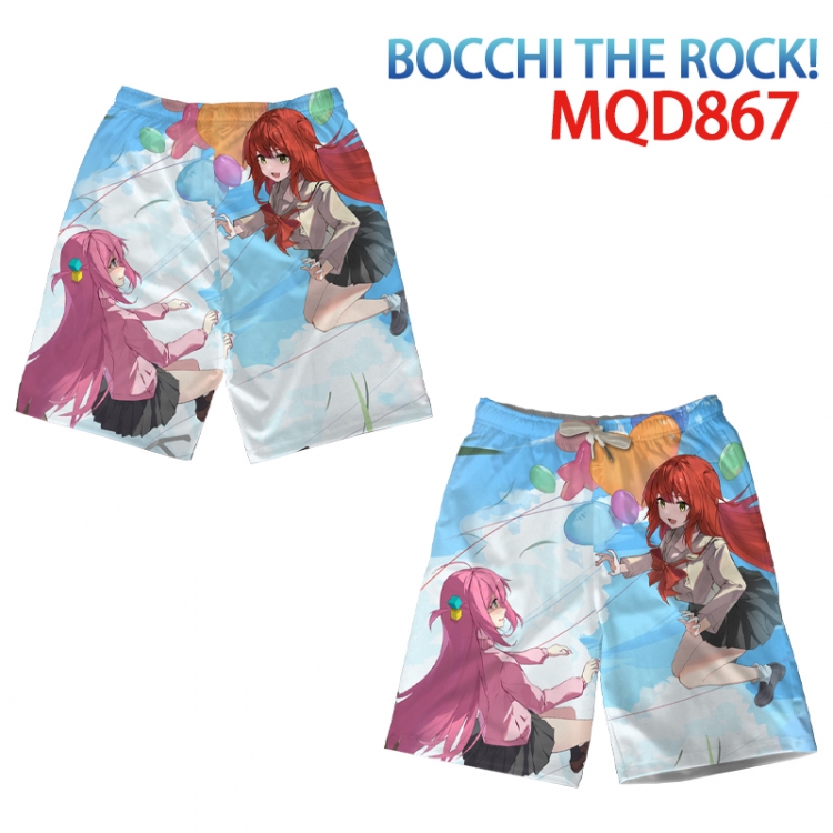 Bocchi the Rock Anime Print Summer Swimwear Beach Pants from M to 3XL MQD 867