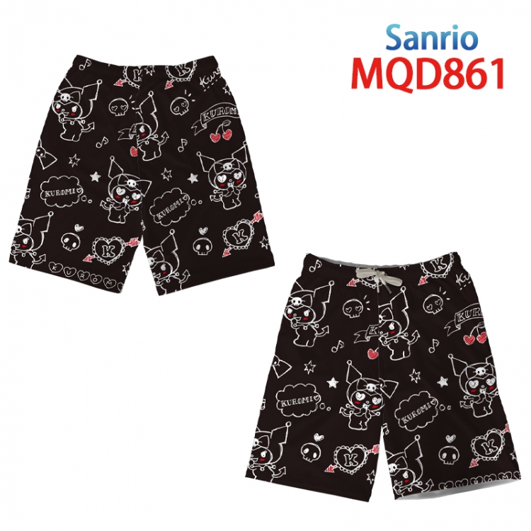 Sanrio Anime Print Summer Swimwear Beach Pants from M to 3XL MQD 861