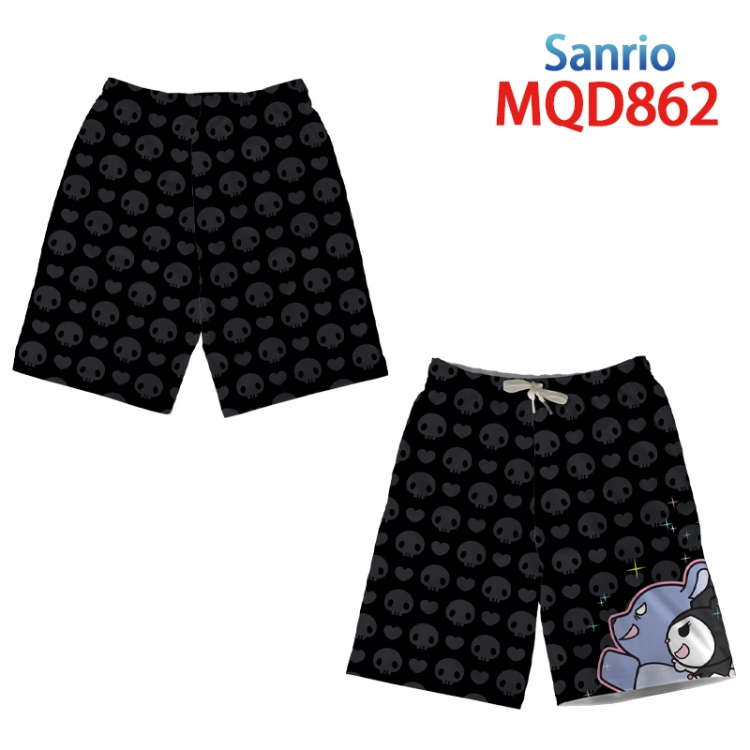 Sanrio Anime Print Summer Swimwear Beach Pants from M to 3XL MQD 862