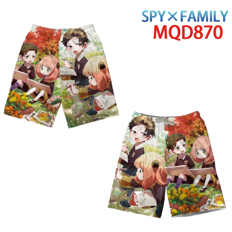 SPY×FAMILY Anime Print Summer Swimwear Beach Pants from M to 3XL MQD 870