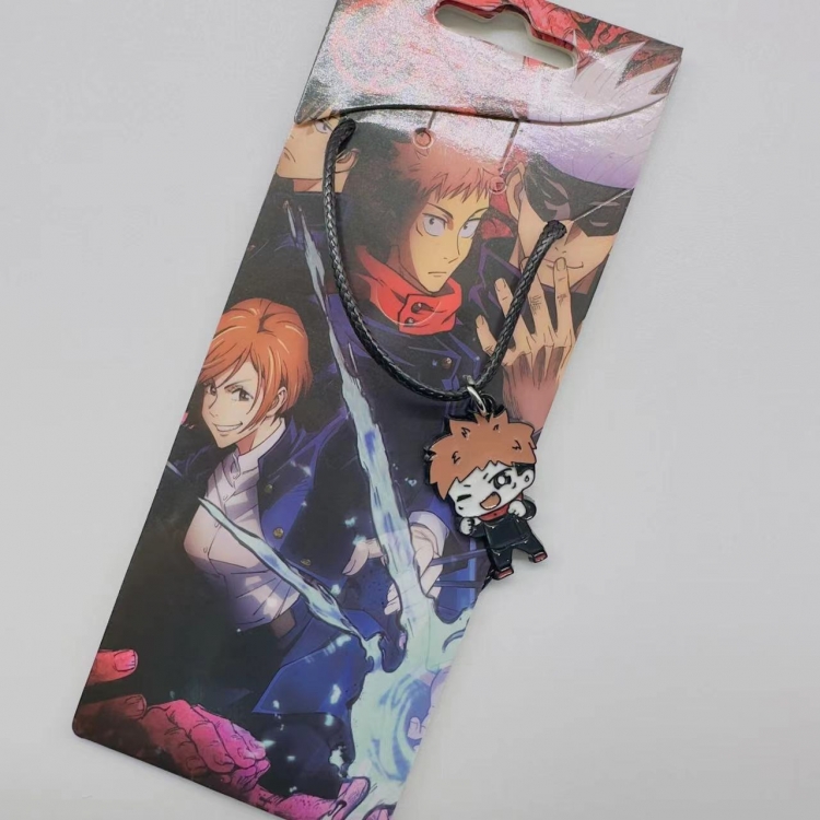 Jujutsu Kaisen Anime Surrounding Leather Rope Necklace Pendant price for 5 pcs