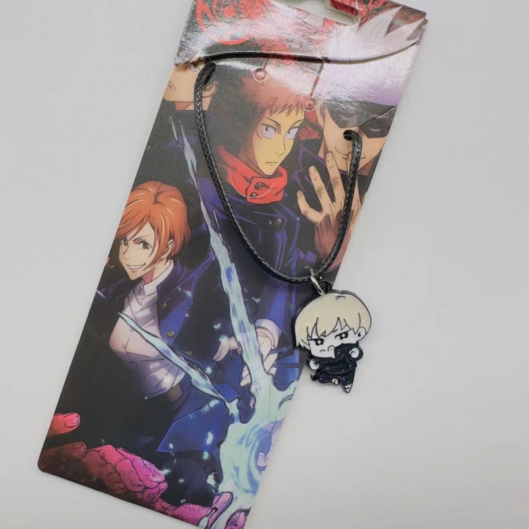 Jujutsu Kaisen Anime Surrounding Leather Rope Necklace Pendant price for 5 pcs