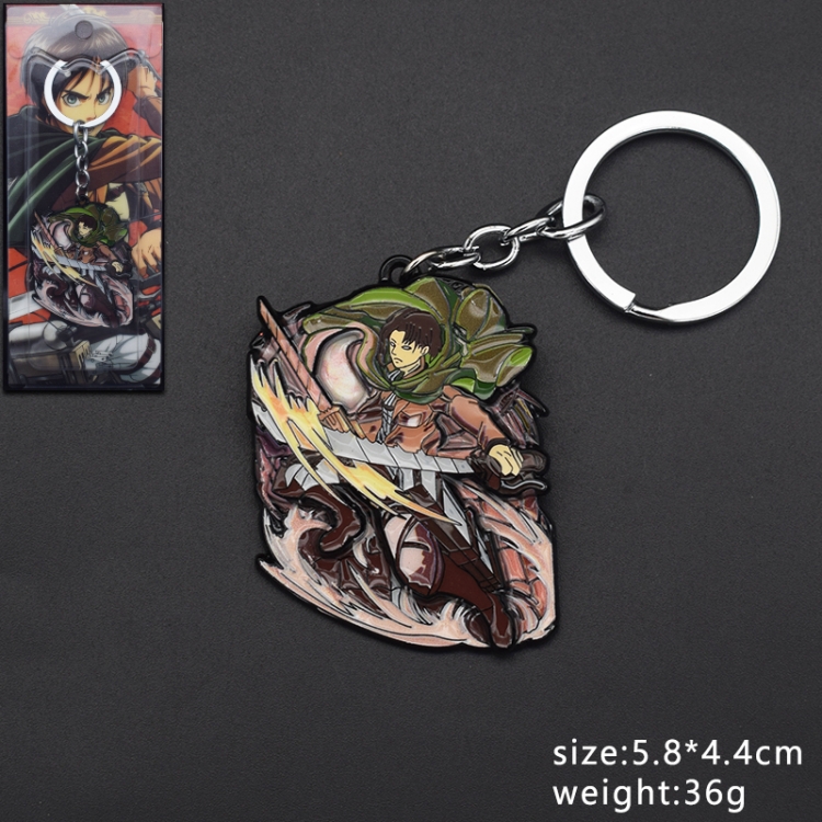 Shingeki no Kyojin Anime character drip oil keychain