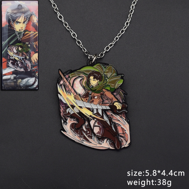 Shingeki no Kyojin Anime character oil drop necklace