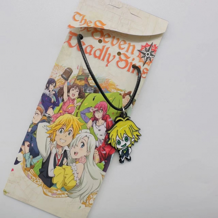 The Seven Deadly Sins Anime Surrounding Leather Rope Necklace Pendant price for 5 pcs  4110