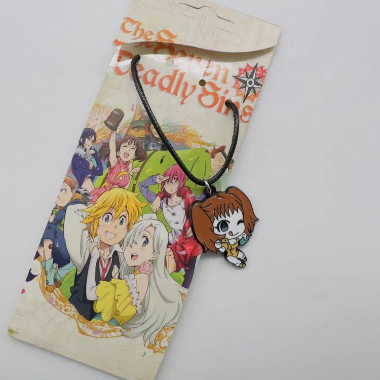 The Seven Deadly Sins Anime Surrounding Leather Rope Necklace Pendant price for 5 pcs 4058