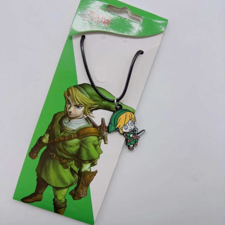 The Legend of Zelda Anime Surrounding Leather Rope Necklace Pendant price for 5 pcs
