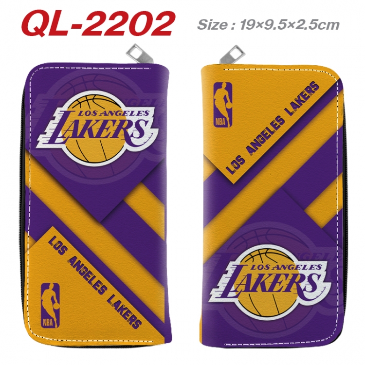 NBA movie star perimeter long zipper wallet 19.5x9.5x2.5cm QL-2202