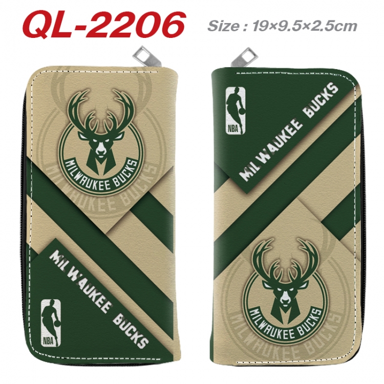 NBA movie star perimeter long zipper wallet 19.5x9.5x2.5cm QL-2206