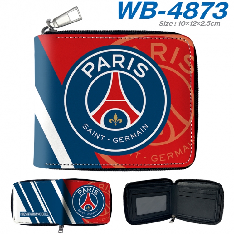 Paris Saint-Germain F.C color short full zip folding wallet 10x12x2.5cm color short full zip folding wallet 10x12x2.5cm 