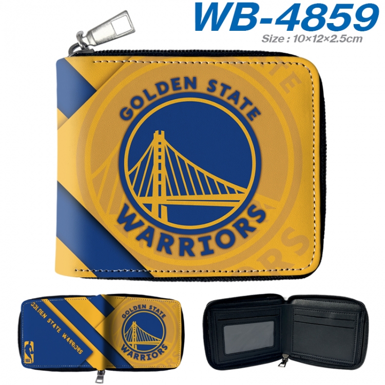 Golden State Warriors color short full zip folding wallet 10x12x2.5cm color short full zip folding wallet 10x12x2.5cm WB