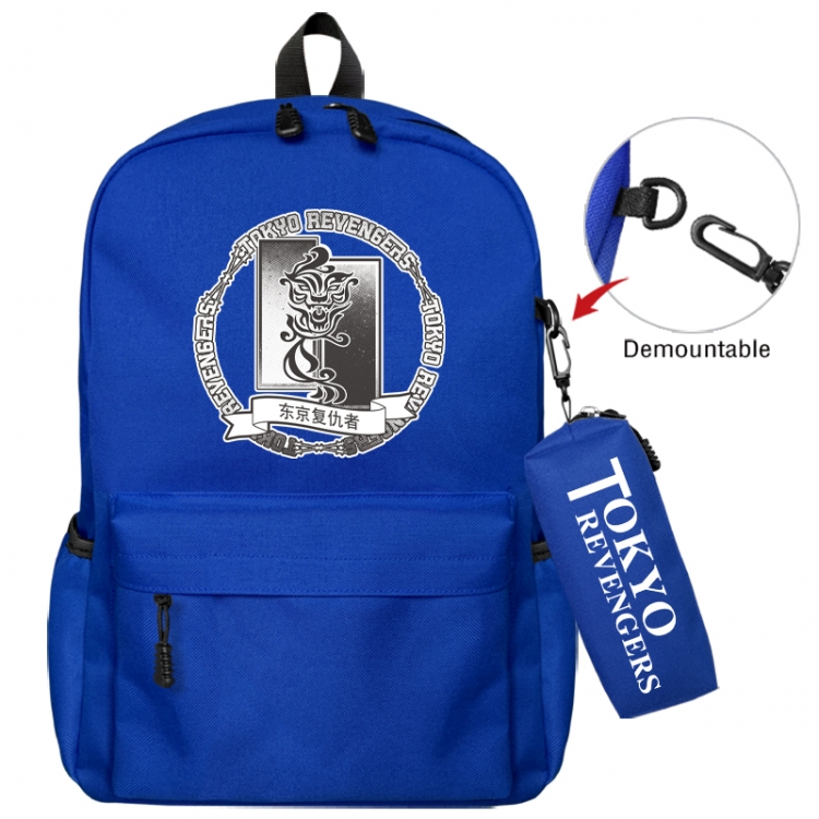 Tokyo Revengers  Animation backpack schoolbag+small pen bag school bag 43X35X12CM