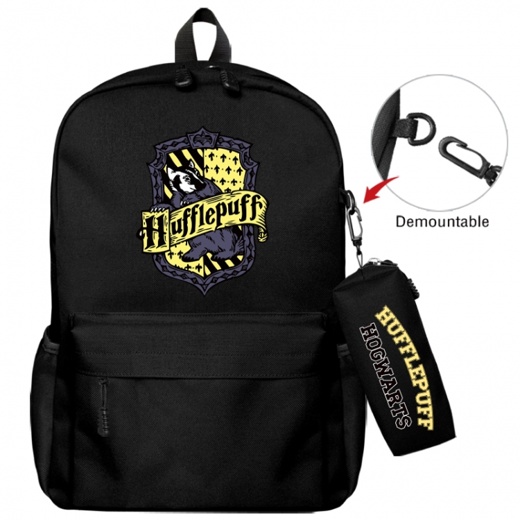 Harry Potter Animation backpack schoolbag+small pen bag school bag 43X35X12CM