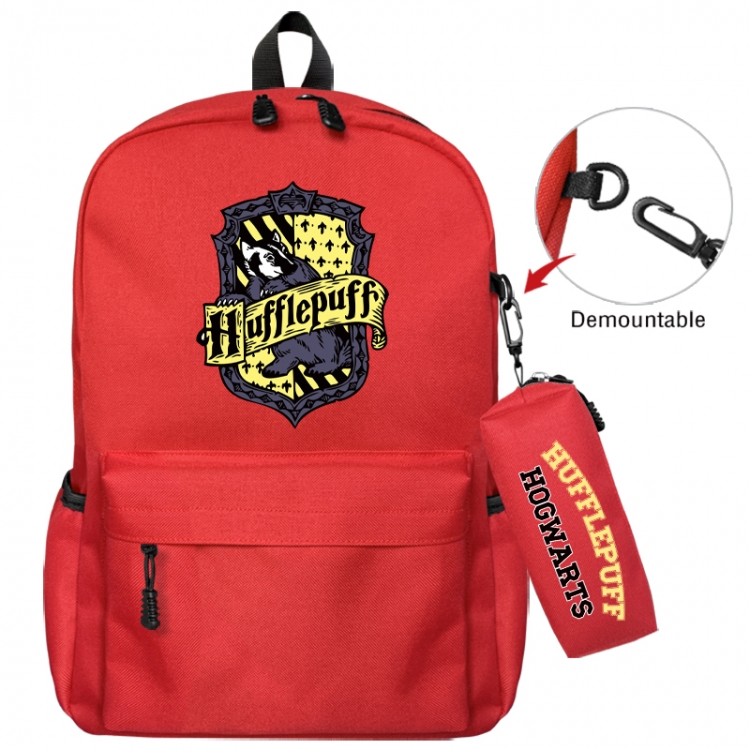 Harry Potter Animation backpack schoolbag+small pen bag school bag 43X35X12CM