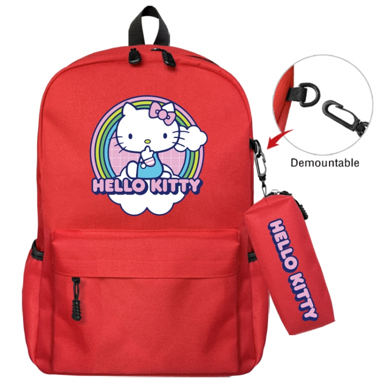 Sanrio cartoon backpack schoolbag small pen bag school bag 43X35X12CM