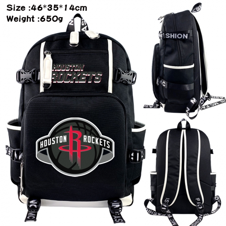 Football Data USB backpack Cartoon printed student backpack 46X35X14CM 650G