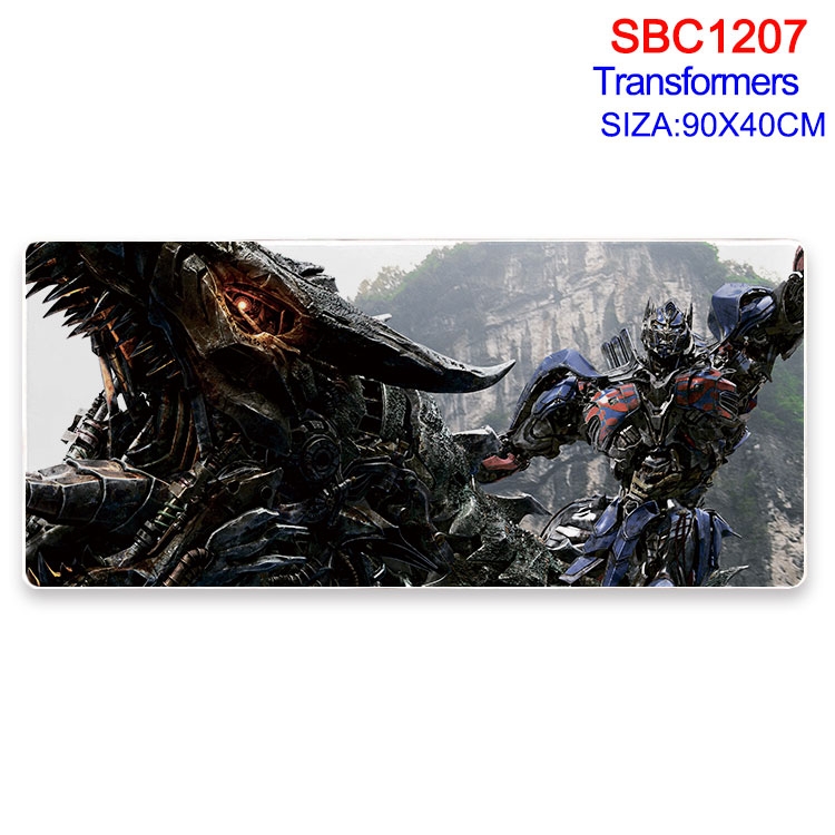 Transformers Anime peripheral edge lock mouse pad 90X40CM