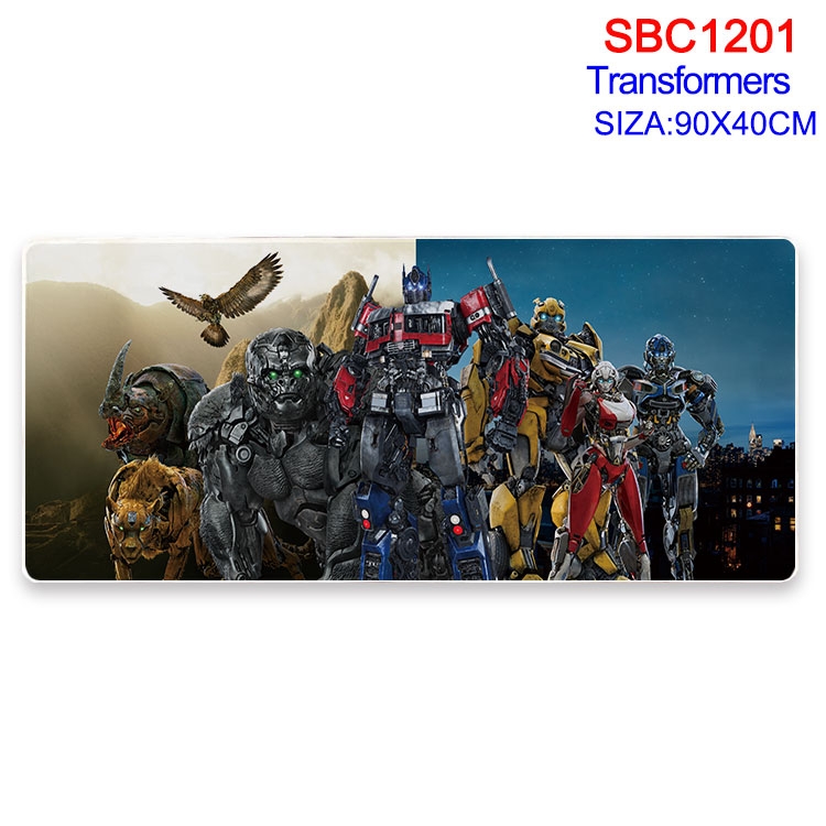 Transformers Anime peripheral edge lock mouse pad 90X40CM