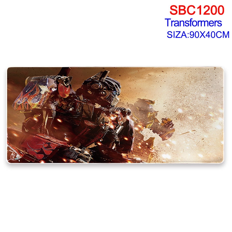 Transformers Anime peripheral edge lock mouse pad 90X40CM