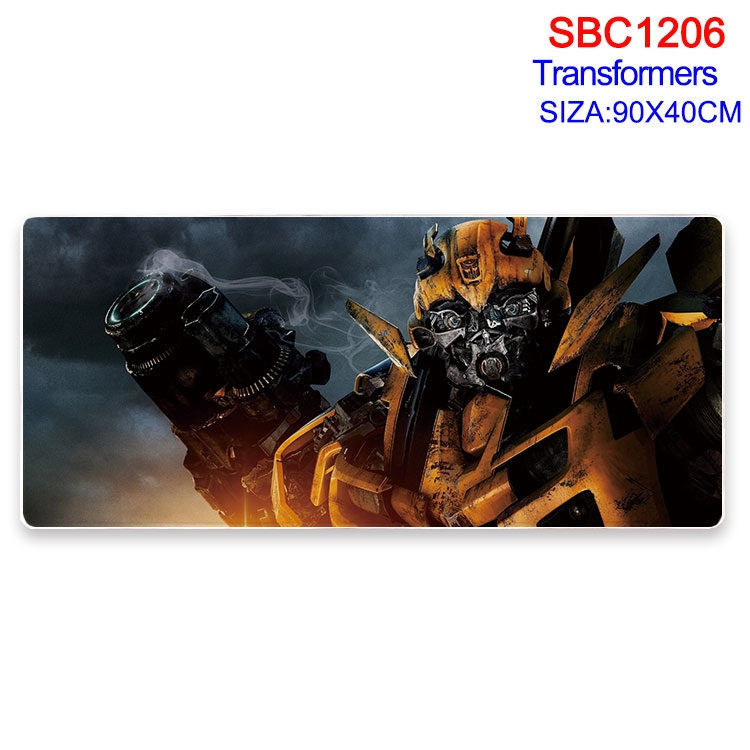 Transformers Anime peripheral edge lock mouse pad 90X40CM