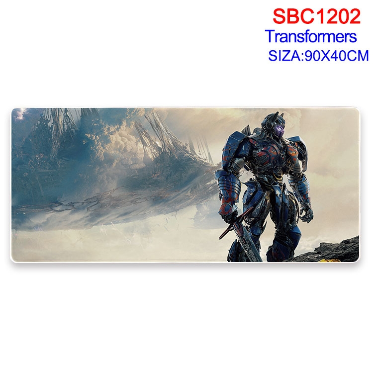 Transformers Anime peripheral edge lock mouse pad 90X40CM