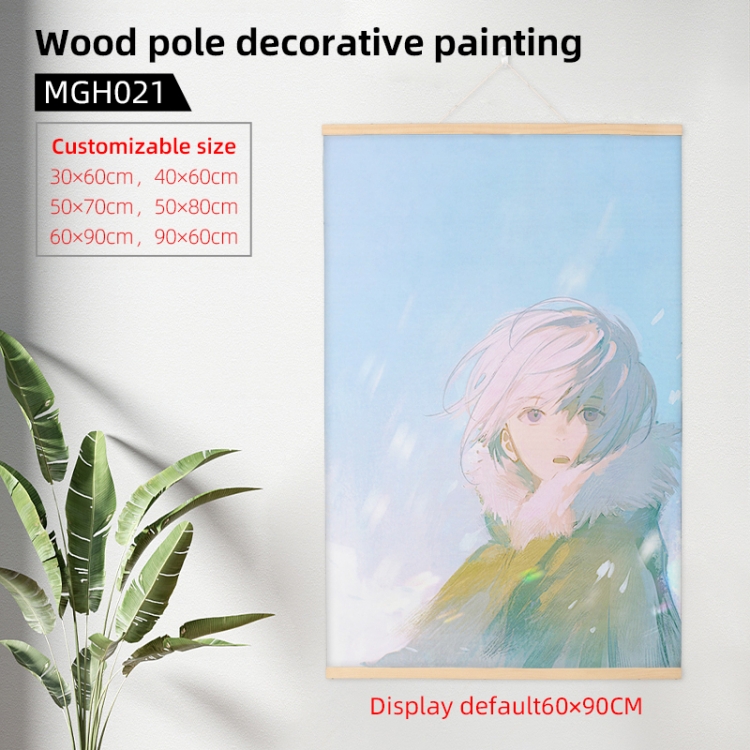 To Your Eternity Anime wooden pole decorative painting 40X60cm MGH021