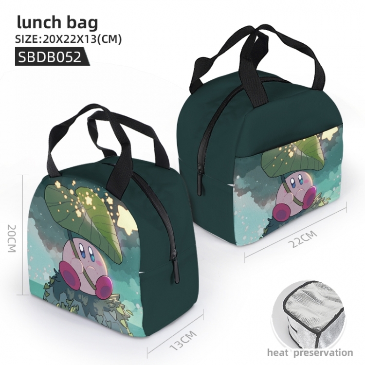 Kirby Anime portable bento bag 20X22X13cm SBDB052