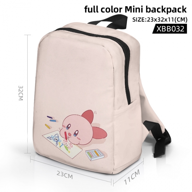 Kirby Anime full color backpack backpack backpack 23x32x11cm XBB32
