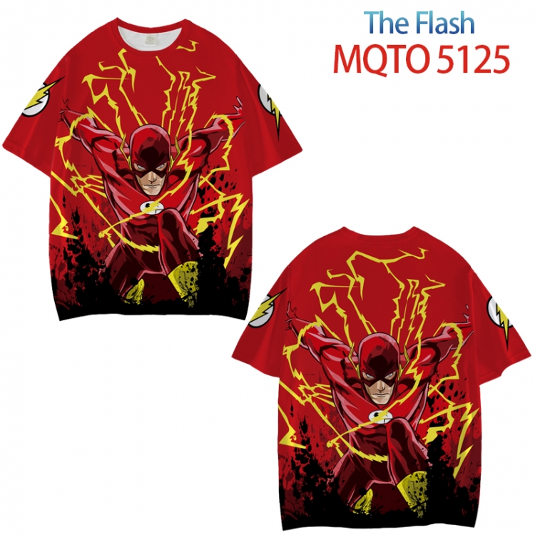 The Flash Full color printed short sleeve T-shirt from XXS to 4XL MQTO 5125