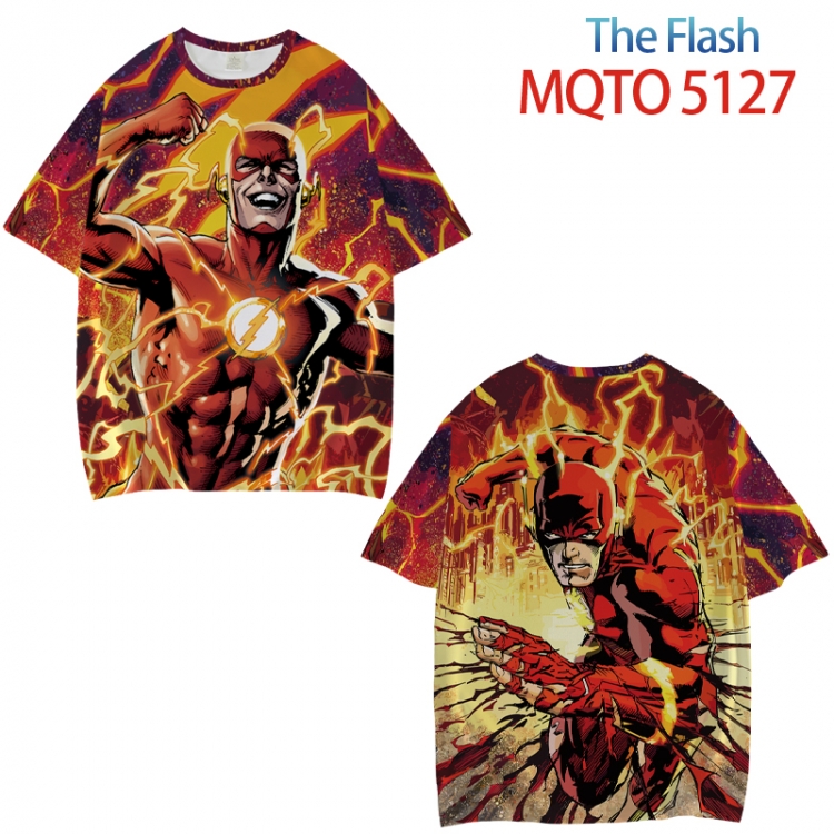 The Flash Full color printed short sleeve T-shirt from XXS to 4XL  MQTO 5127