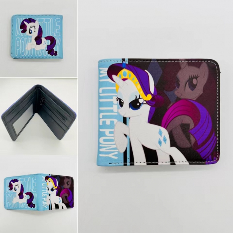 My Little Pony Full color  Two fold short card case wallet 11X9.5CM