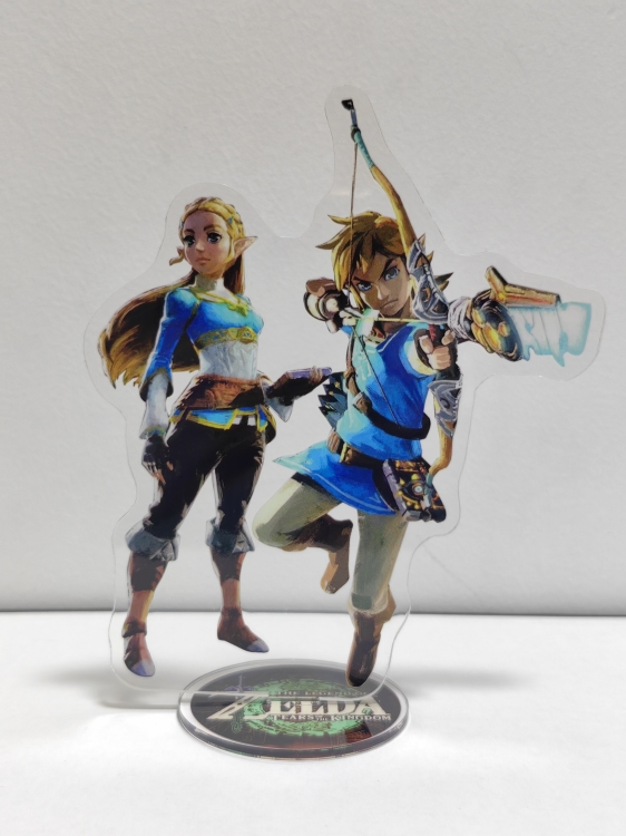 The Legend of Zelda Anime Laser Acrylic Humanoid keychain Standing Plates