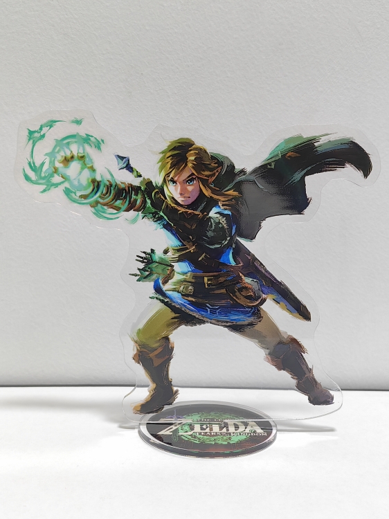 The Legend of Zelda Anime Laser Acrylic Humanoid keychain Standing Plates