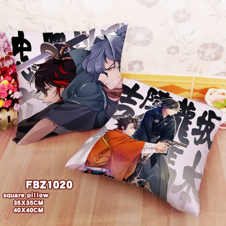 Touken Ranbu Anime square full-color pillow cushion 45X45CM NO FILLING FBZ1020