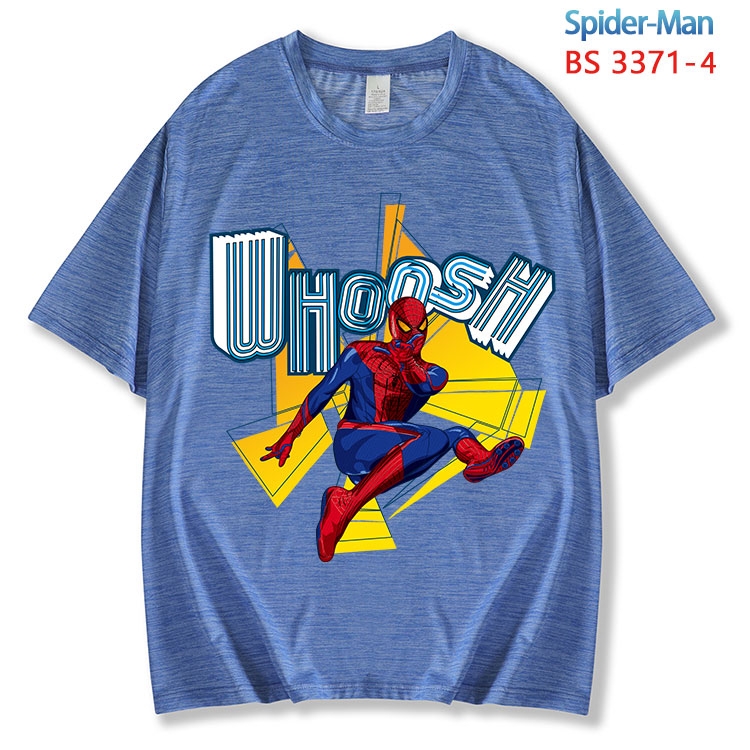 Spiderman ice silk cotton loose and comfortable T-shirt from XS to 5XL  BS-3371-4