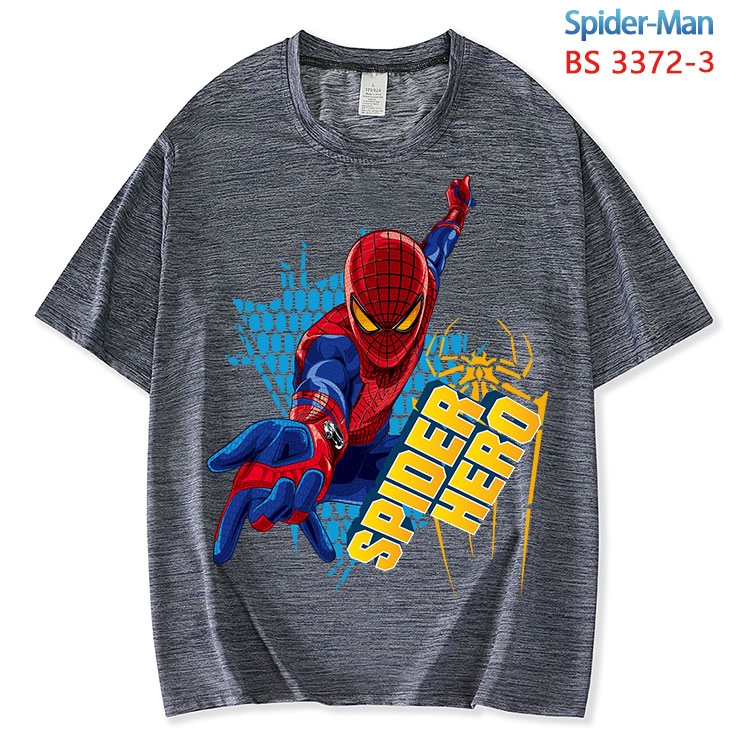 Spiderman ice silk cotton loose and comfortable T-shirt from XS to 5XL  BS-3372-3