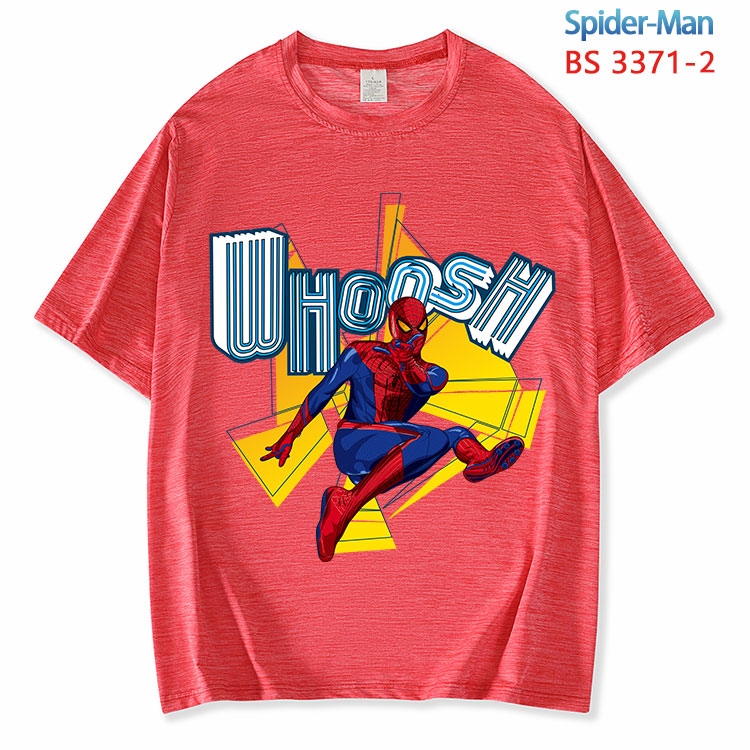 Spiderman ice silk cotton loose and comfortable T-shirt from XS to 5XL BS-3371-2