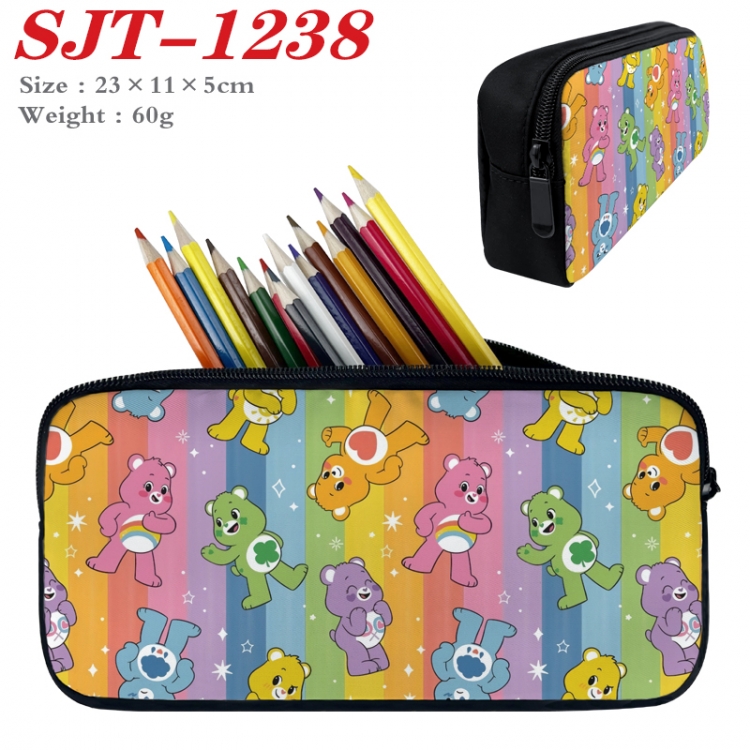 Care Bears Anime nylon student pencil case 23x11x5cm  SJT-1238