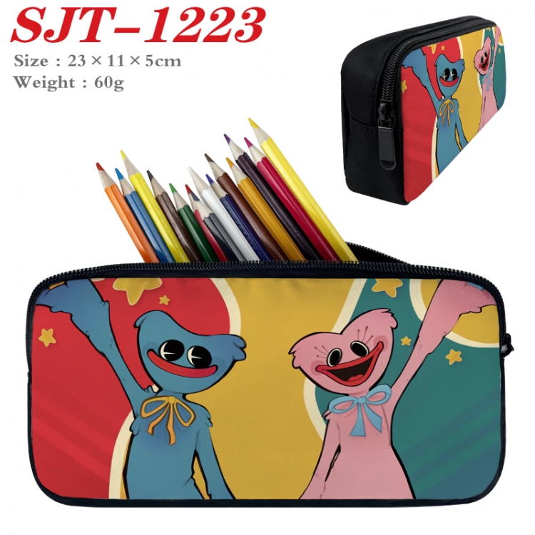 Poppy Playtime  Anime nylon student pencil case 23x11x5cm  SJT-1223