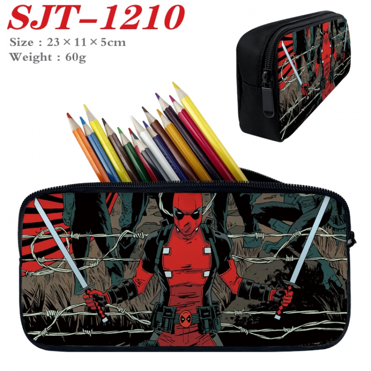 Deadpool  Anime nylon student pencil case 23x11x5cm  SJT-1210