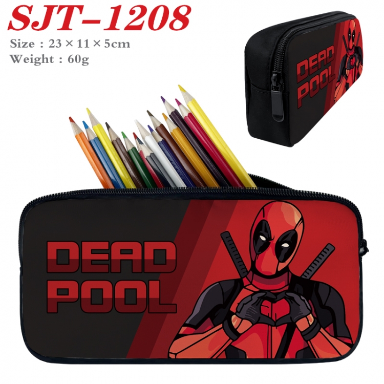 Deadpool  Anime nylon student pencil case 23x11x5cm SJT-1208