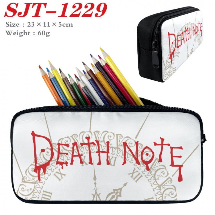 Death note  Anime nylon student pencil case 23x11x5cm SJT-1229